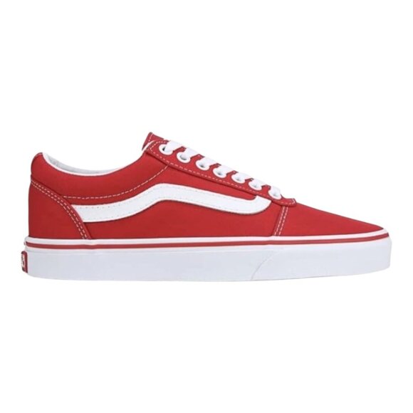 NWT Vans Ward Canvas Sneakers – Racing Red/White – Men’s Size 8.0 ( 26 cm ) - Picture 13 of 13
